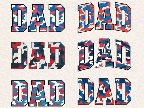 Retro Camo American Dad Svg Png Review