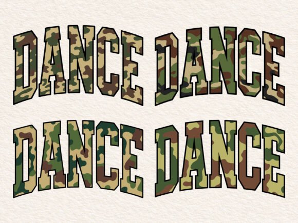 Retro Camo Dance Print SVG Review