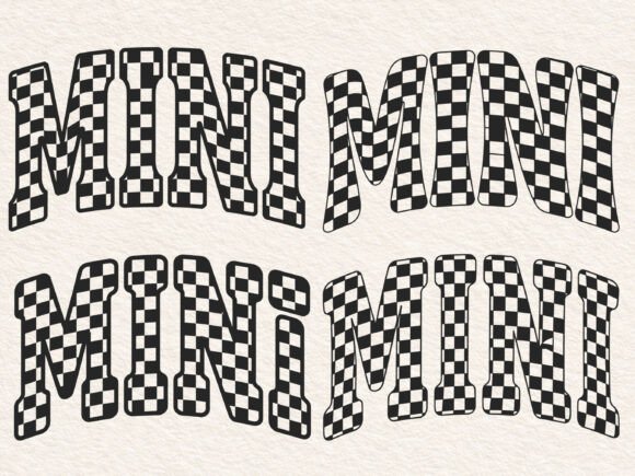 Retro Checkered Mini Design SVG PNG Review