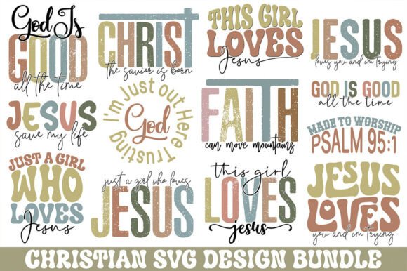 Retro Christian SVG Bundle Review