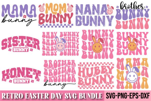 Retro Easter Family Bunny SVG Review