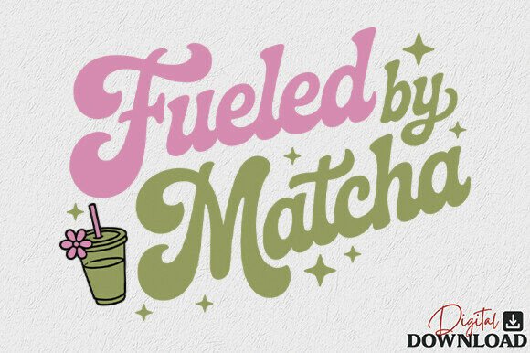 Retro Fueled by Matcha SVG Review