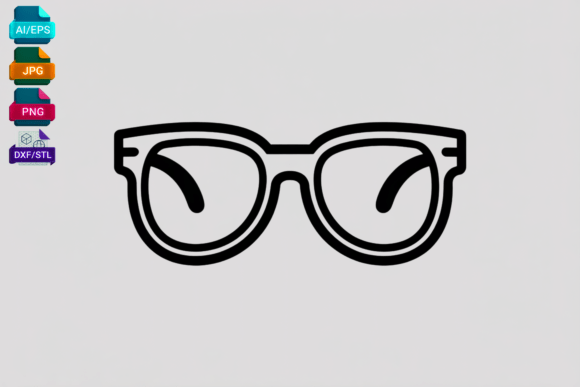 Retro Glasses Icon Review for Embroidery