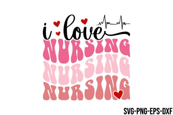 Retro I Love Nursing SVG Review