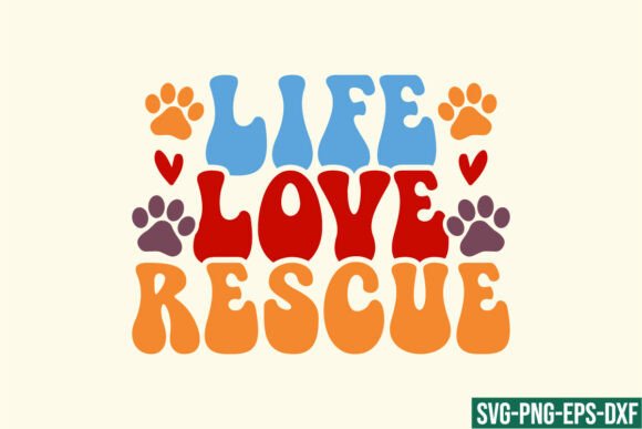Retro Life Love Rescue SVG Review