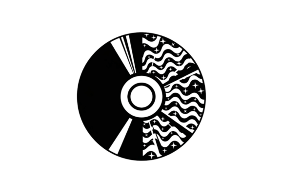 Retro Sunburst Vinyl Record SVG Clipart Review