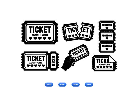 Review: Retro Admit One Ticket SVG for Embroidery