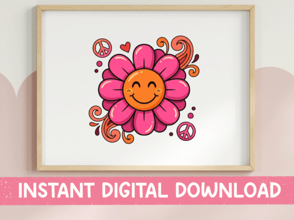 Review: Retro Smiley Daisy Flower SVG