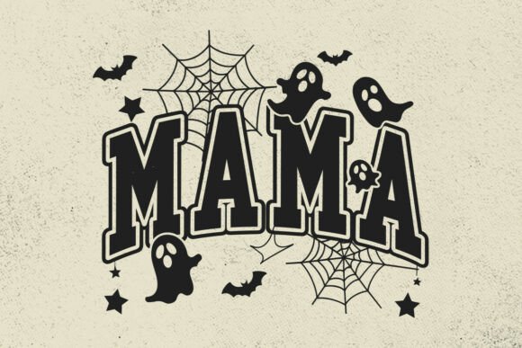 Spooky Mama Halloween Png Svg, Spooky