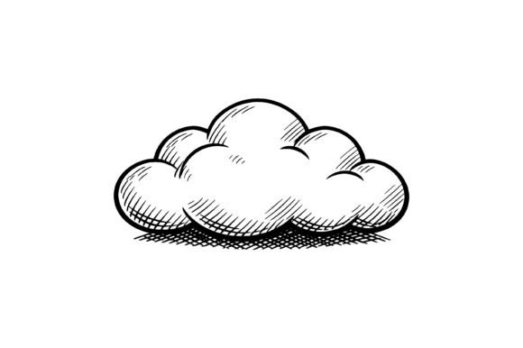 Vintage Cloud Sketch Outline Review