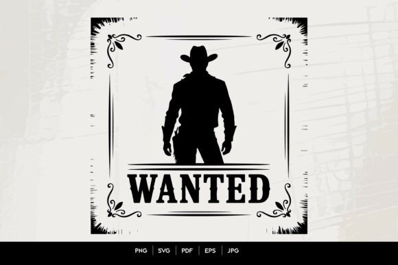 Vintage Western Wanted Poster Sign Embroidery Review